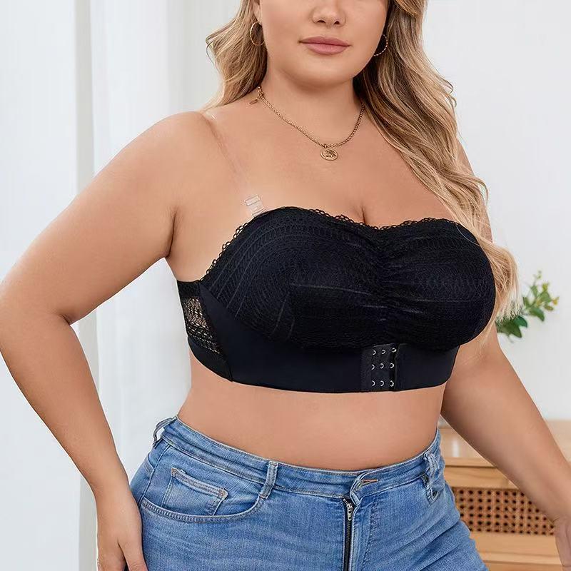 Nouveau Soutien-gorge Élégant Grande Taille avec Bretelles Amovibles – Anti-Affaissement, Soutien-poitrine, et Porté de Deux Manières pour un Soutien Renforcé.