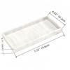 Silicone Tray for Bathroom Countertops Hand Sanitizer Shampoo Storage Tray Jewelry Display Tray for Decorative Storage