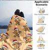 1pc Gingerbread Man Blanket Warm, Cozy, And Soft, Suitable for Sofas, Beds, Cars, And Office Use.Perfect for Camping And Travel, Making It a Great Gif