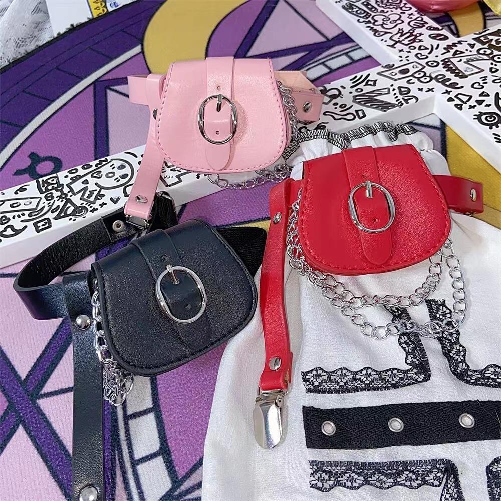 Goth Sexy Thigh Harness Chain Punk leg Stockings Bondage Belt Creative Leg Bag Garter Belt  Girl