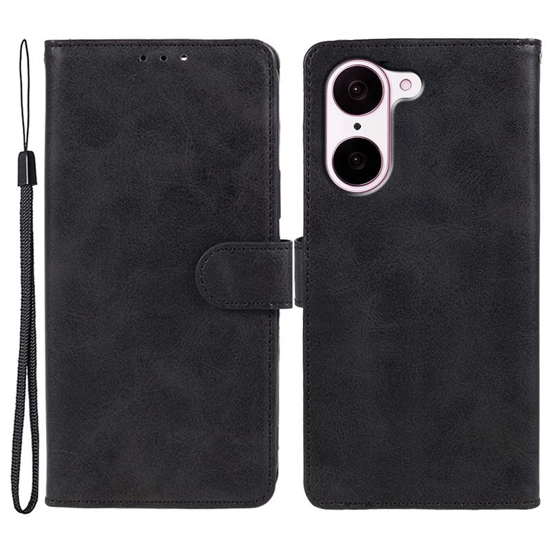 Pro OnePlus Nord CE5 5G/Ace 5 Racing 5G Pouzdro Textura telecí kůže PU Kůže Peněženka Kryt na telefon s poutkem na zápěstí
