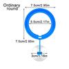 Aquarium Fish Feeding Ring Fish Tank Blue Floating Station Food Tray Feeder Prevent Food Dispersion Fish Pinch with Suction Cup