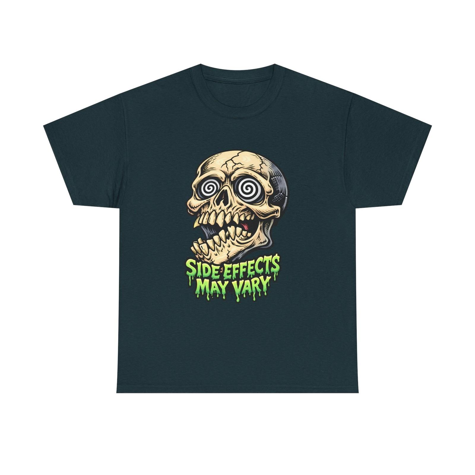 Unisex Heavy Cotton Tee Skull Horror Creepy Halloween Gothic Crazy S