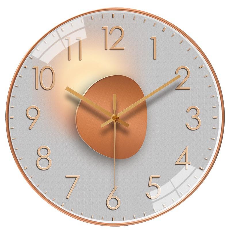 8-Inch 20Cm Clock Wall Clock Living Room Home Stylish Decoration Silent Clock Creative Wall Quartz Clock