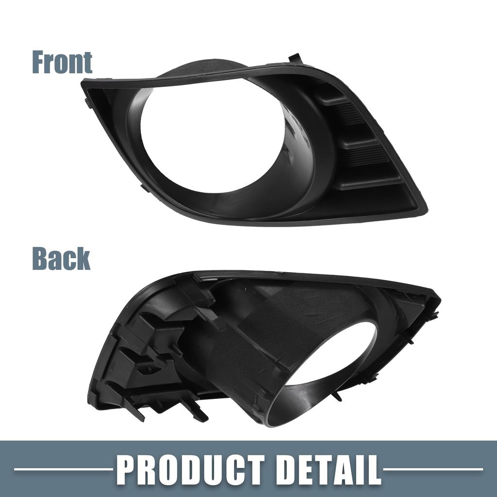 ABSOPRO Fog Light Grille Front Right Passenger Fog Light Bezel Cover Trim for Toyota Sequoias Cover, Side, 81481-0C021, 2008-2016