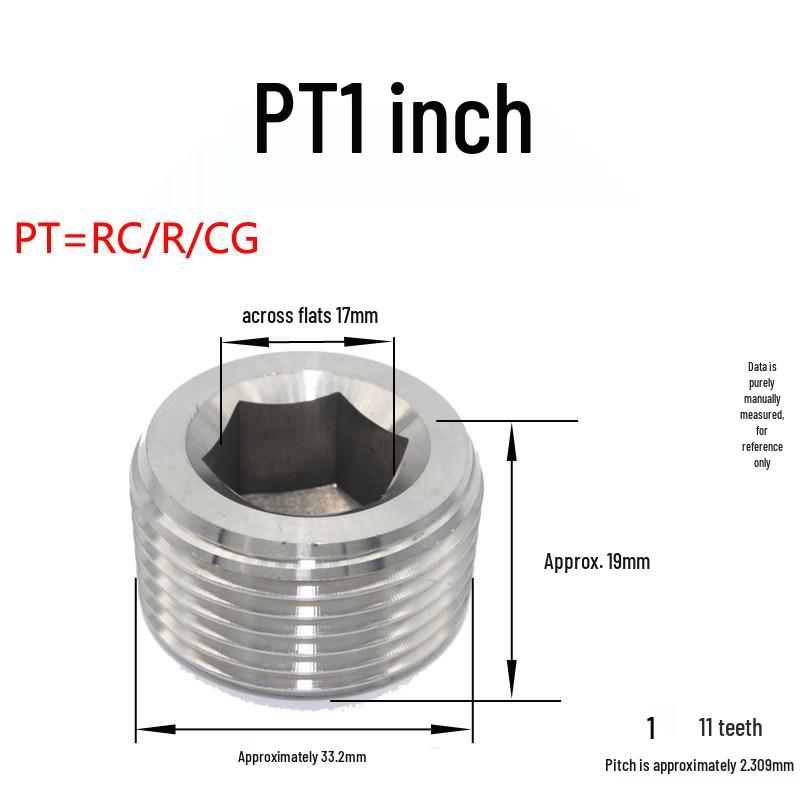 Plastic Mold Stainless Steel Tapered Throat Hex Socket Screw Plug