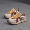 Fashion GKTINOO 2025 Autumn New Genuine Leather Sneakers Casual Sports Shoes Soft Soled Comfortable Retro Women's Flat Shoes