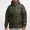 Nike LeBron Hybrid Hooded Half-Zip Pullover Down Jacket Men Outerwear Army-Green AT3905-355