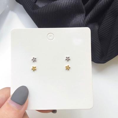 Fresh Flower Earrings Mini Small Earrings for Women Niche Sense Elegant Earrings Versatile