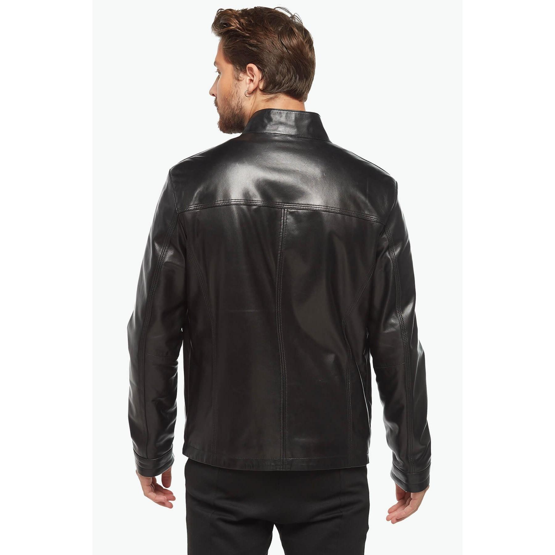 

Leonardo Classic Кожаная Куртка Черная