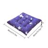 40cm Square Seat Cushion, Chair Cushion, Thickened Linen Chair Backrest Pillow, with Anti Slip Tape, Suitable for Home Use