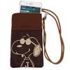 Nakajima Corporation Peanuts Snoopy Lomme Sacoche Joe Cool Brun 179203-23