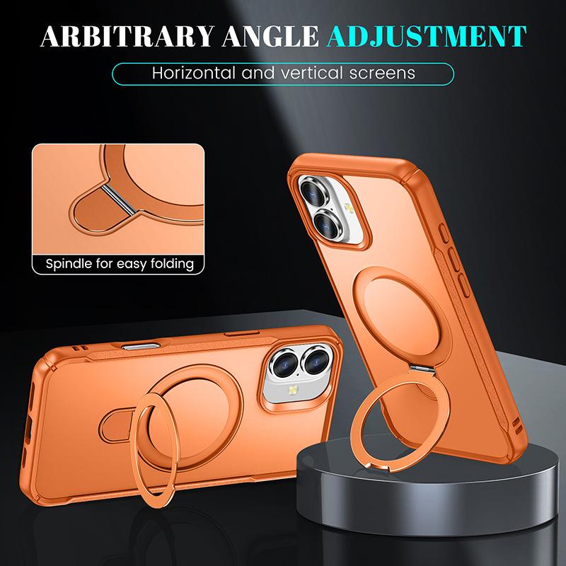 Popular iPhone11 Magnetic Mobile Phone Case Anti-fingerprint Apple 11 Skin Sensing Bracket High Quality 11 Protective Case