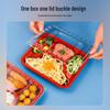 Disposable 4-Compartment Lunch Box with Lid