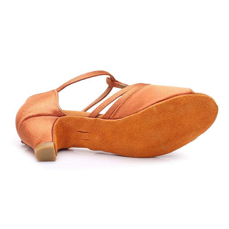 Girls Low Heeled Latin Dance Practice Shoes Women Ladies Ballroom Salsa Tango Dancing Shoes