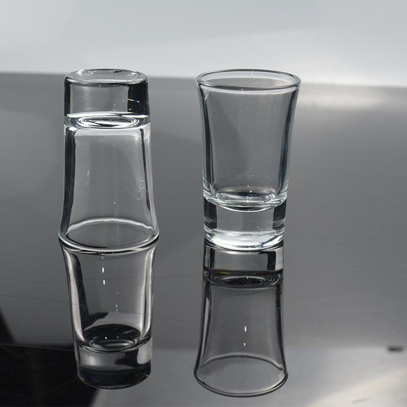 6pcs Set Small Liquor 30ml 1oz Shot Cup Drinking Tool Wedding Red Wine Glasses Party Bar Club Whiskey Cocktail Mugs Transparent