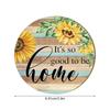Wooden Coaster Rustic Set Of 6 Wood Coaster Crafts Kit Stained Painting Wood Handmade Home Table Decorations Decorative Non-Slip