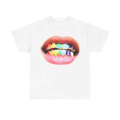 Vintage Rainbow Grill Lover Graphic Unisex T-shirt