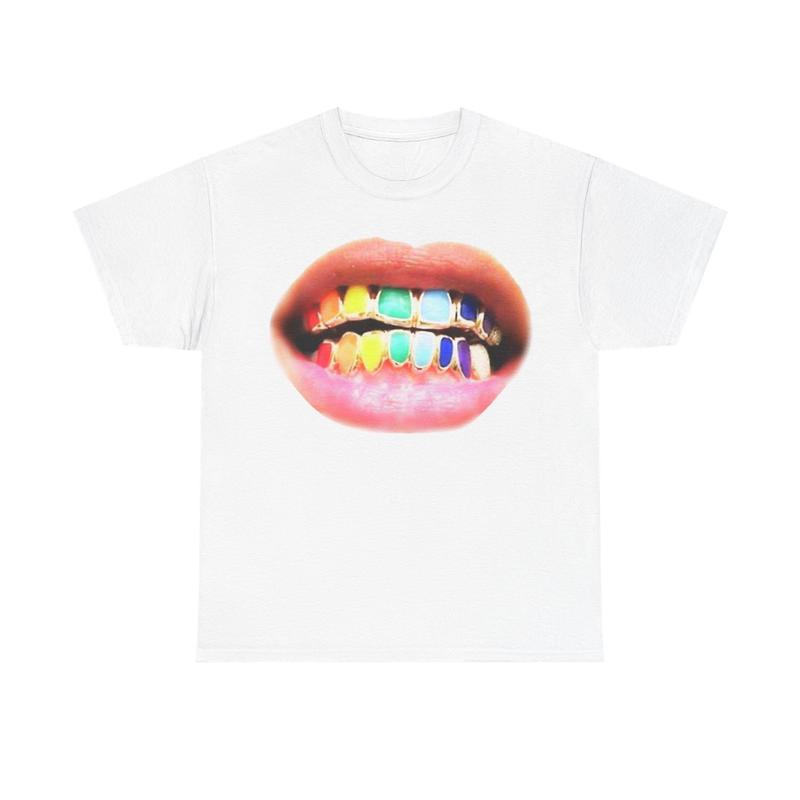 

Vintage Rainbow Grill Lover Graphic Unisex T-shirt XL