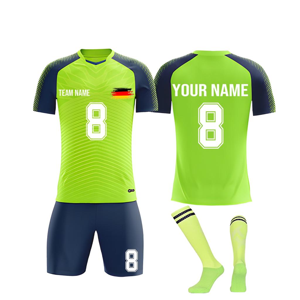 Kit de camisas personalizadas masculinas meninas com número de nome camisas de futebol personalizadas para meninos terno de treinamento