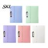 Wear-resistant File Holder Folder for A3 Size Paper, Document Organizer with Metal Plastic Clip, Solid Color Clipboard Home School Office Supplies