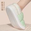 Bag heel cotton slippers winter waterproof velvet indoor household winter plush cotton shoes winter