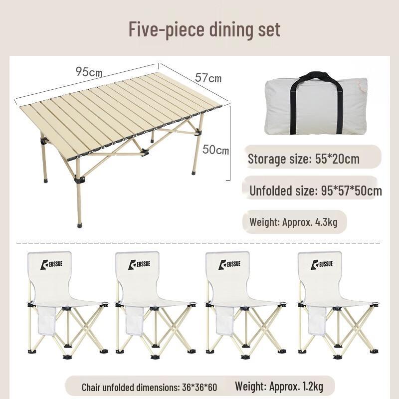 Portable Camping Table and Chair Set