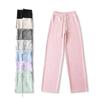 Women's Comfortable Low-Waist Wide-Leg Sweatpants - Spring/Summer Floor-Length Drawstring Slimming Pants