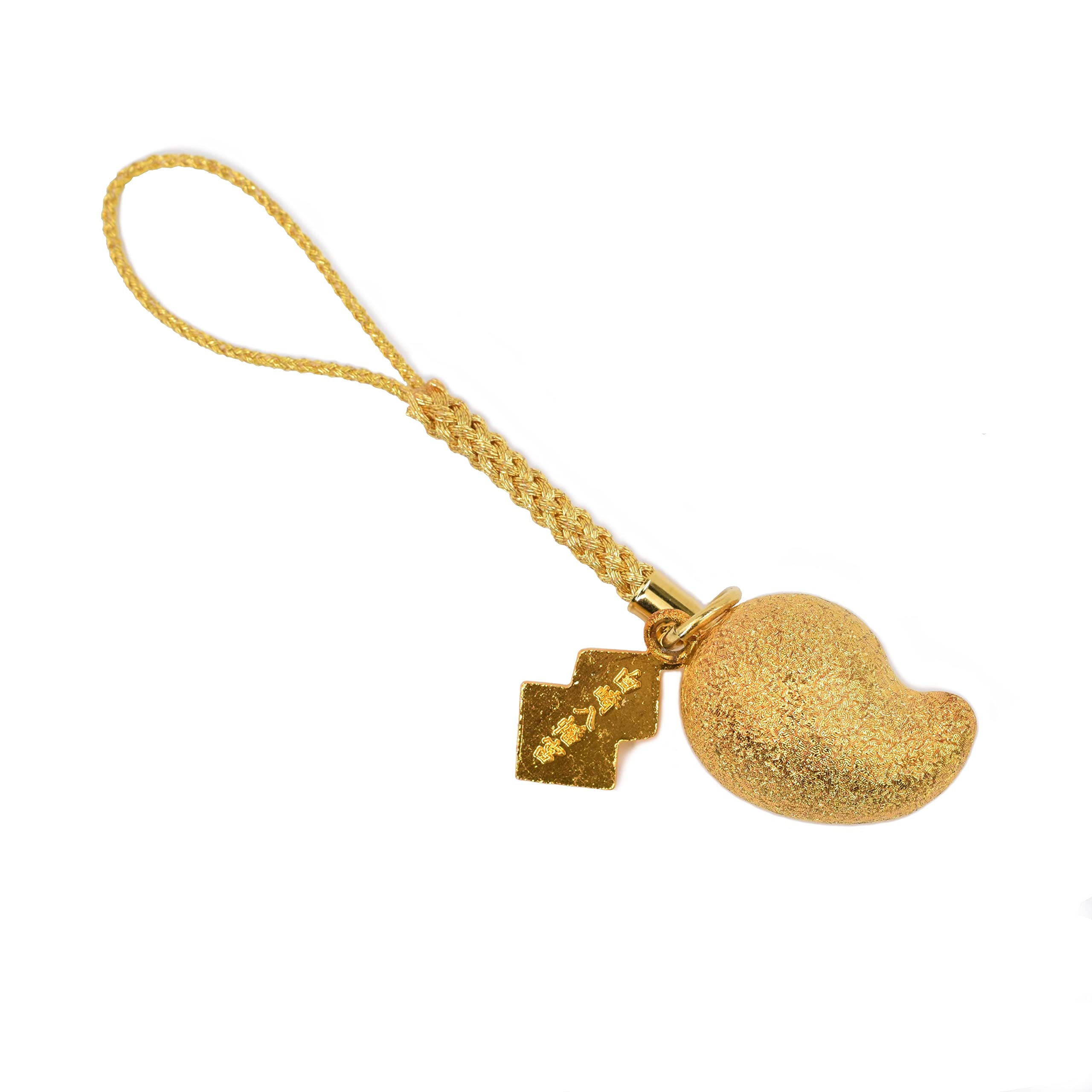 

Hachiman Lucky Suikinkutsu Sound Gold [Shirasaki Shrine] Bell, Magatama, Protection, (Crinkled), Shrine-Purified, Purified, Amulet/Netsuke/Strap золотий