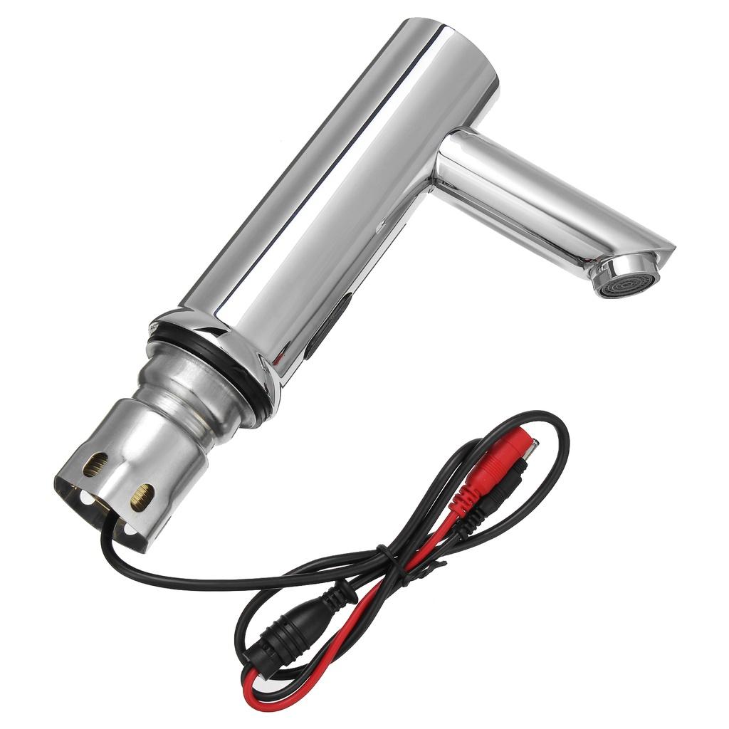 304 Stainless Steel Bathroom Sink Infrared Automatic Handsfree Faucet Sensor Touch Faucet Electric Basin Faucet Induction Water Saving
