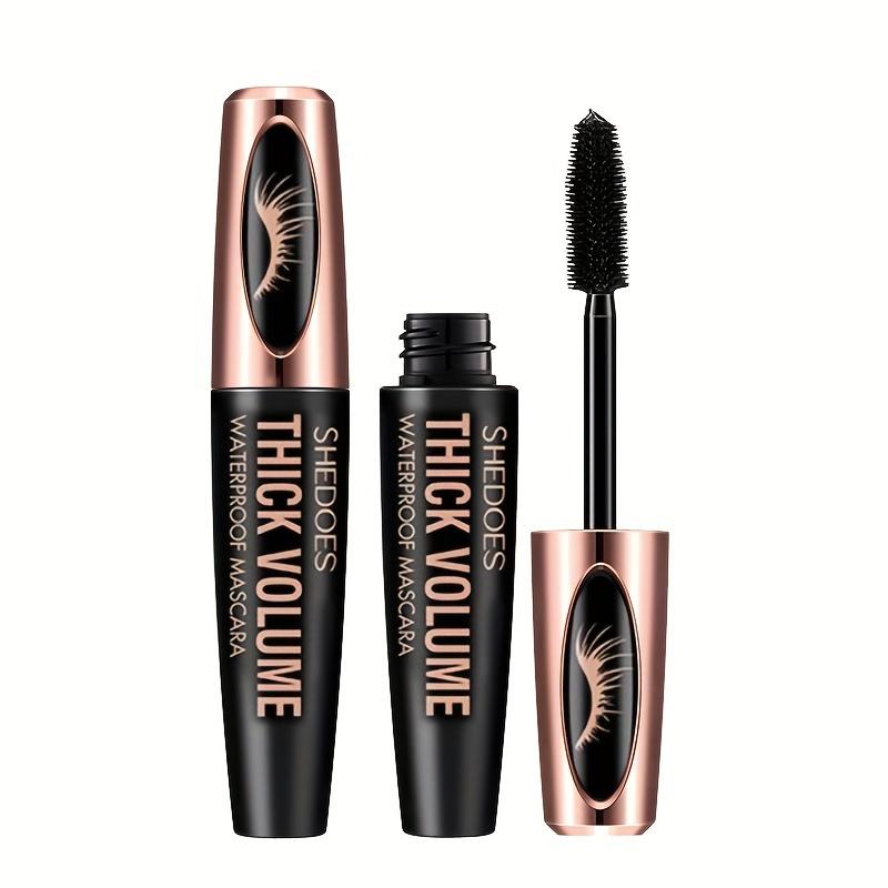 

8D Silk Fiber Lash Mascara Водостійка туш для нарощування вій Чорна товста косметика для завивки вій 1шт, подарунки для жінок, містять рослинний сквален 10ml