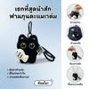 Cute Cartoon Plush Black Cat Keychain Bag Pendant Decoration Keychain Charms Car Keyring Accessories For Women Couples Gift