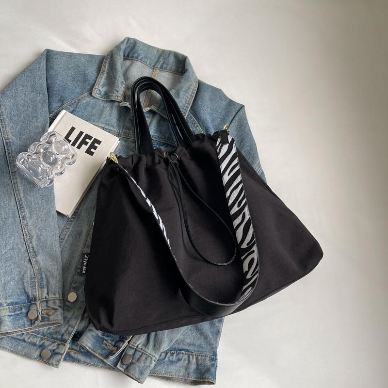 Большая вместительная сумка-ведро с завязками на шнурке женская сумка через плечо сумка — фото 13