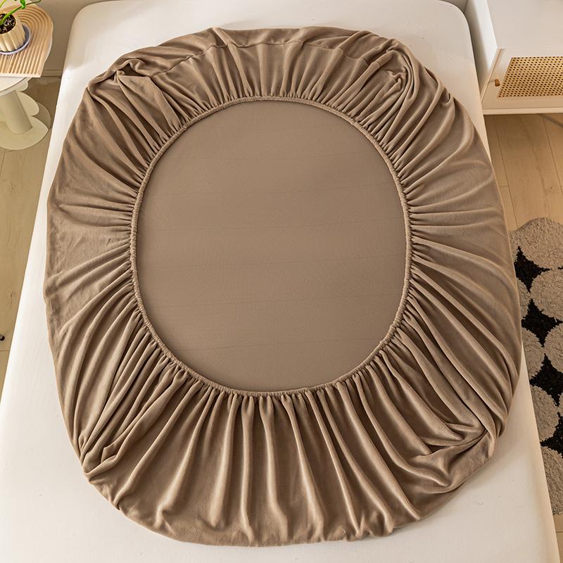 Thermo-Bettwäsche aus Samt, Matratzenbezug aus Plüschstoff für den Winter, Bettbezug, Bettlaken-Set für Einzel-, Doppel-, King- und Queen-Betten