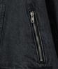 The Anti Platform Oversized Crop Rider Denim Jacket (Black)