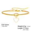 Cazador Stainless Steel Hollow Heart Charm Bracelet for Women Love Knot Snake Chain Bracelet Birthday Gift 2026 New