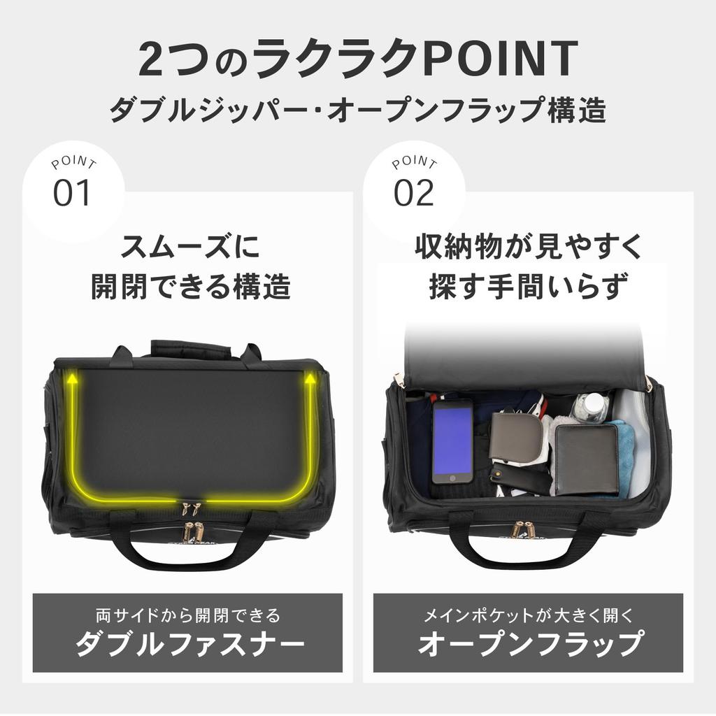 Boston bag sports golf large waterproof shoe for men and women [PYKES PEAK] 30L, bag, bag, gym, travel, capacity, [with pocket]