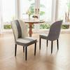 Large Curved Backrest Chair Cover Thri-color Jacquard Seat Case All-inclusive Curved Back Chair Slipcover for Home Funda Silla