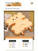 Cute Toast Cushion: Comfy Seat Pad for Office, Student, or Home Use