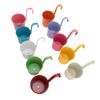 10Pcs Hanging Flower Pots Iron Decorative Detachable Hanging Garden Pots with Drainage Holes for