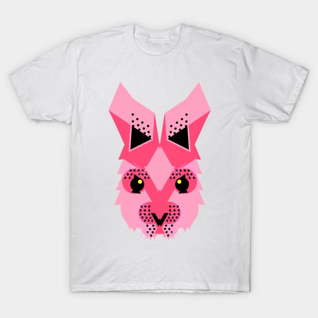 

T Shirt Women Rabbit Face Bold Pink Harajuku Print Kawaii Tshirt Summer Short Sleeve Female T-Shirt Top Tee