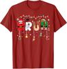Bruh Funny Christmas Teens Boys Kids Xmas Pajamas TShirt Lazy Ugly Merry Christmas Pajamas Apparel Novelty Gift Y2k Saying Tee