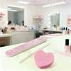 10Set Manicure Tool Set With Crystal Dotting Pen Heart-Shaped Block & Wood File For Nail Polishing And Shaping Care Accessories