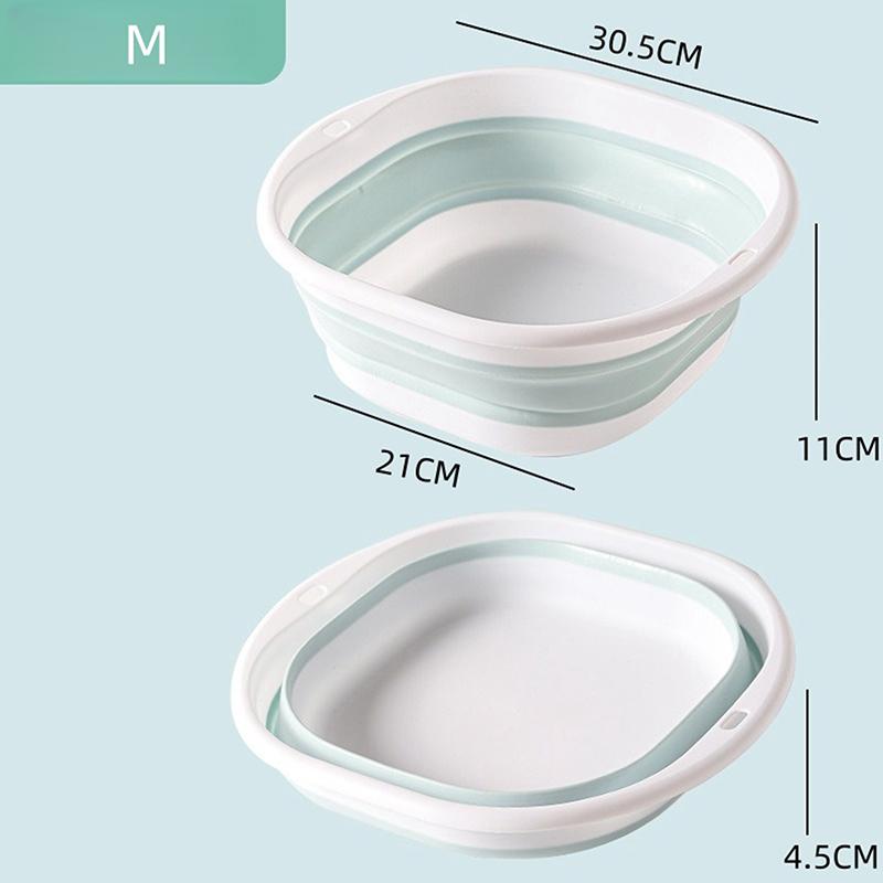 Travel Big Washbasin Folding Washbasin Portable Household Compression Basin For Student Dormitory Bathroom Accessories