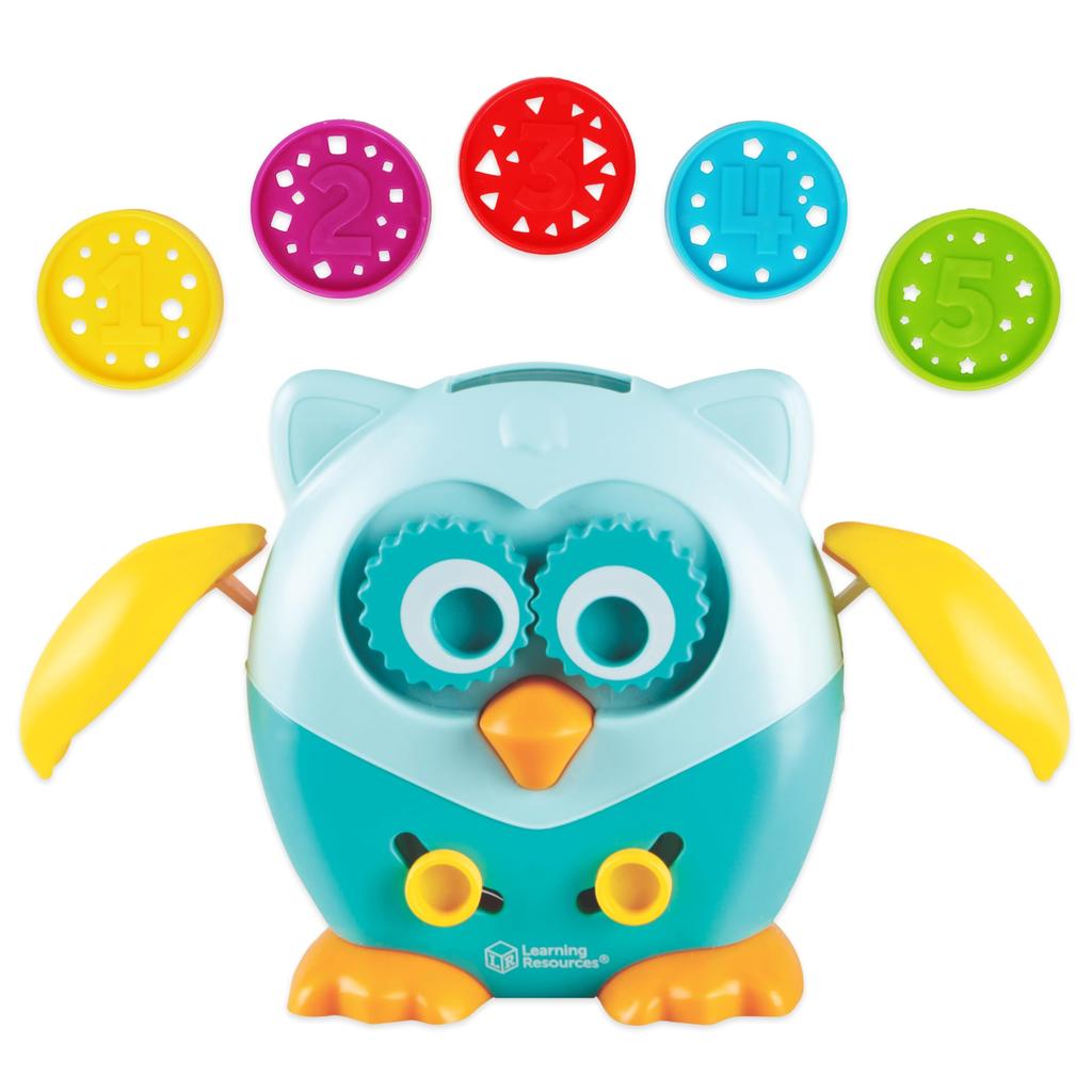 Learning Resources Baby Fingertip Educational Toy Owl LER9045 Authentic