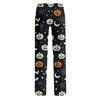 Women's Drawstring Halloween Print Trousers Casual Pants