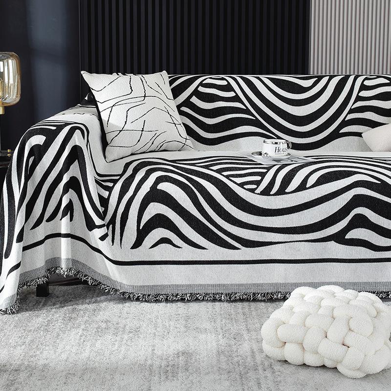 Housse de canapé américaine en Chenille, nouvelle couverture décorative universelle quatre saisons pour salon, une pièce, couverture complète anti-poussière