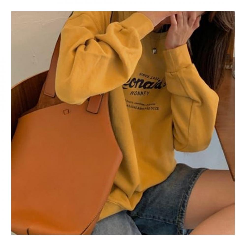 Navava Round Neck Long Sleeve Sweatshirt Nt1464