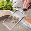 2Pcs Mesh Stainless Steel Garden Sieve Shovel Spoons Multifunctional For Garden Sifting Shovel Work Soil Sand Separation