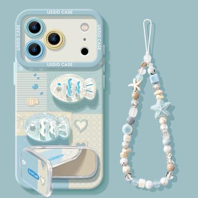 3D Ocean Fish Apple 17 Pro Max Phone Case iPhone 17 Pro Cute 16 Pro Full Coverage Silicone Air